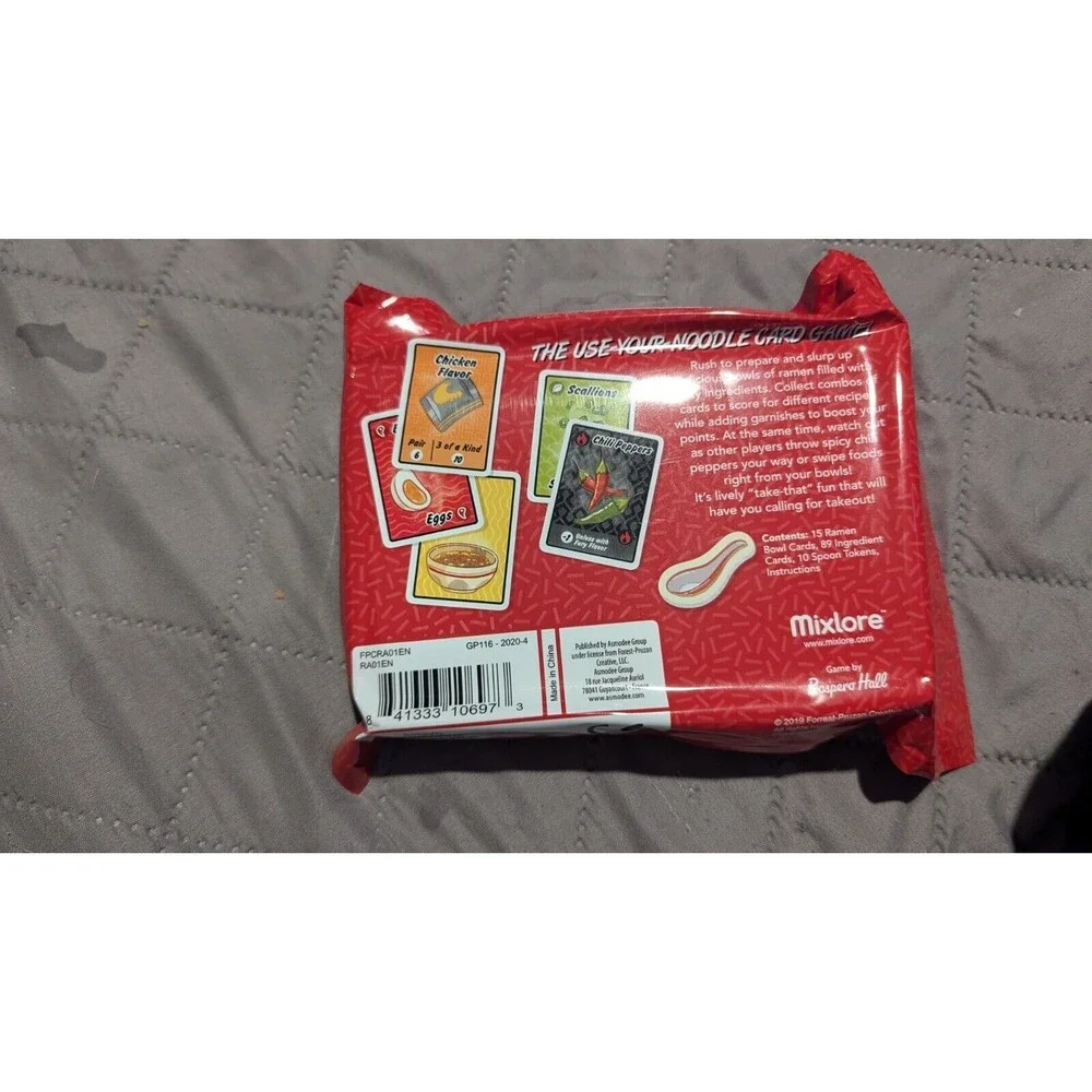 Ramen Fury - Use Your Noodle Card Game [NEW & SEALED] 2-5 Players